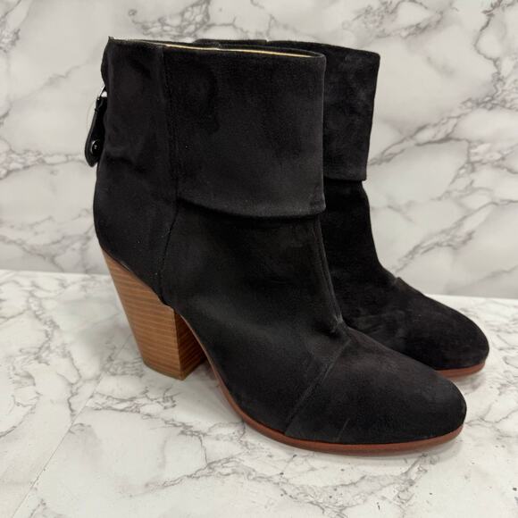Rag & Bone Women’s Boots sz 8 (Euro 41) Suede Block Heel # Box M598 - Picture 4 of 8